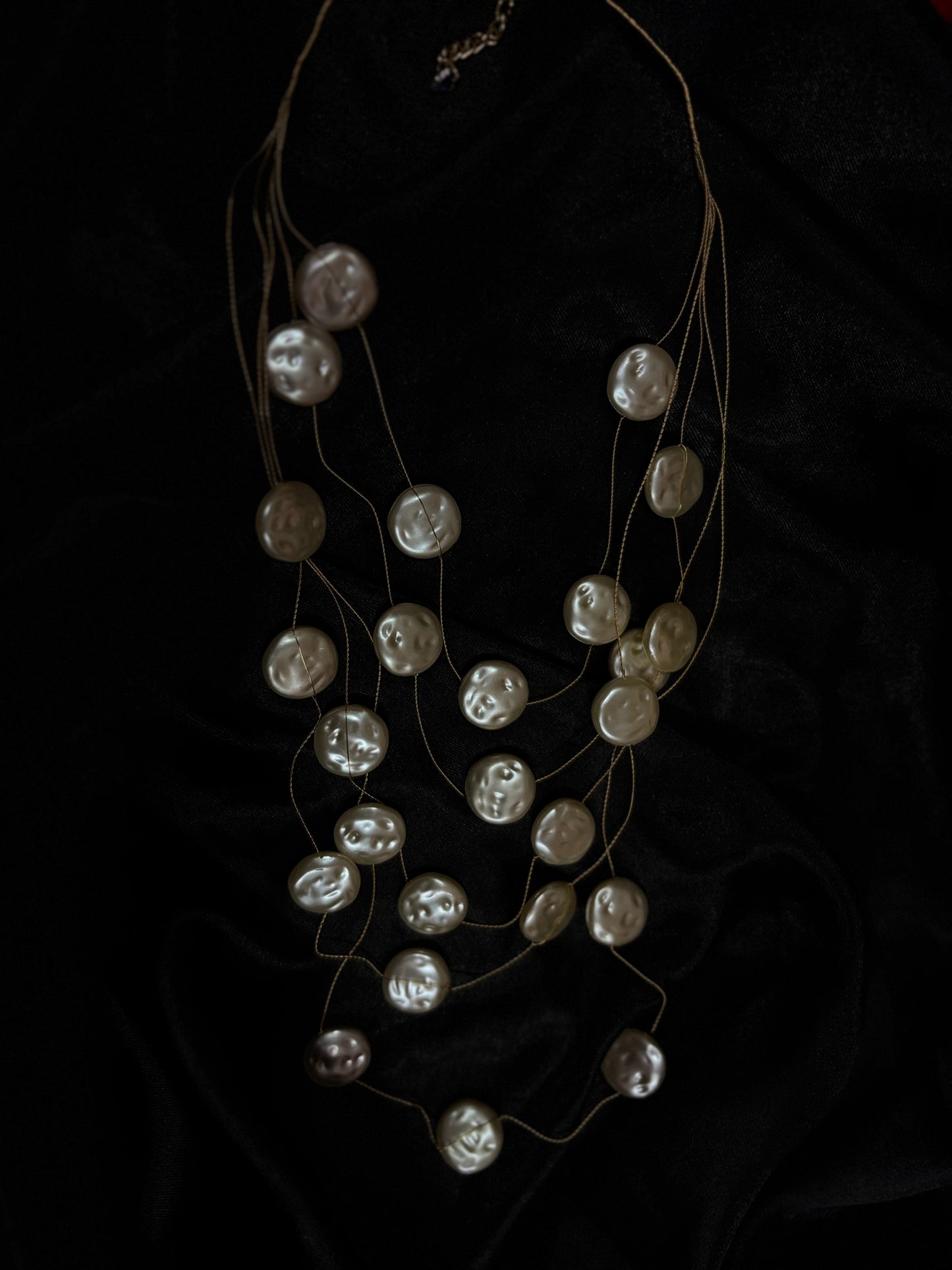 multistrand pearl neckpiece