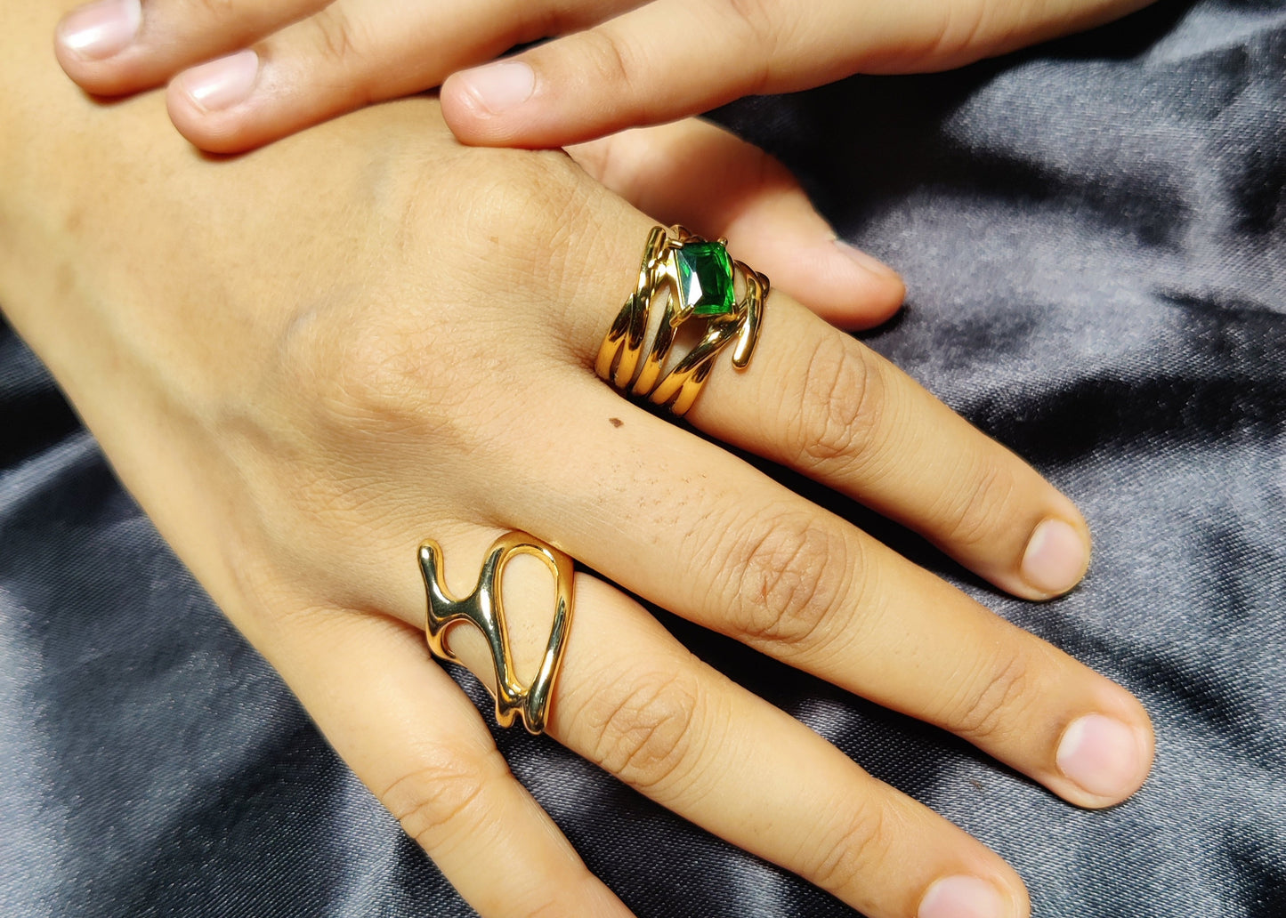 melting golden ring