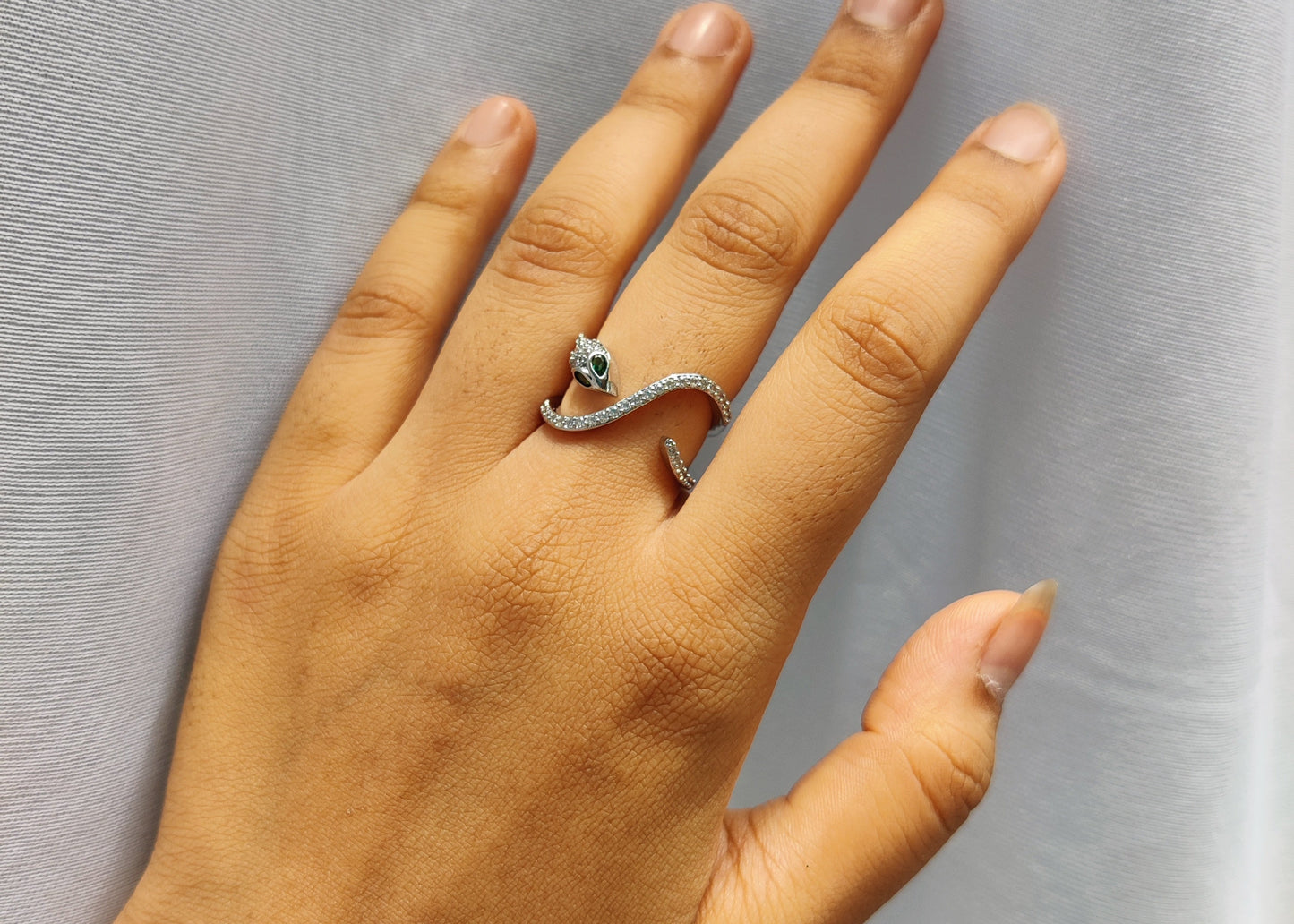 infinity snake ring