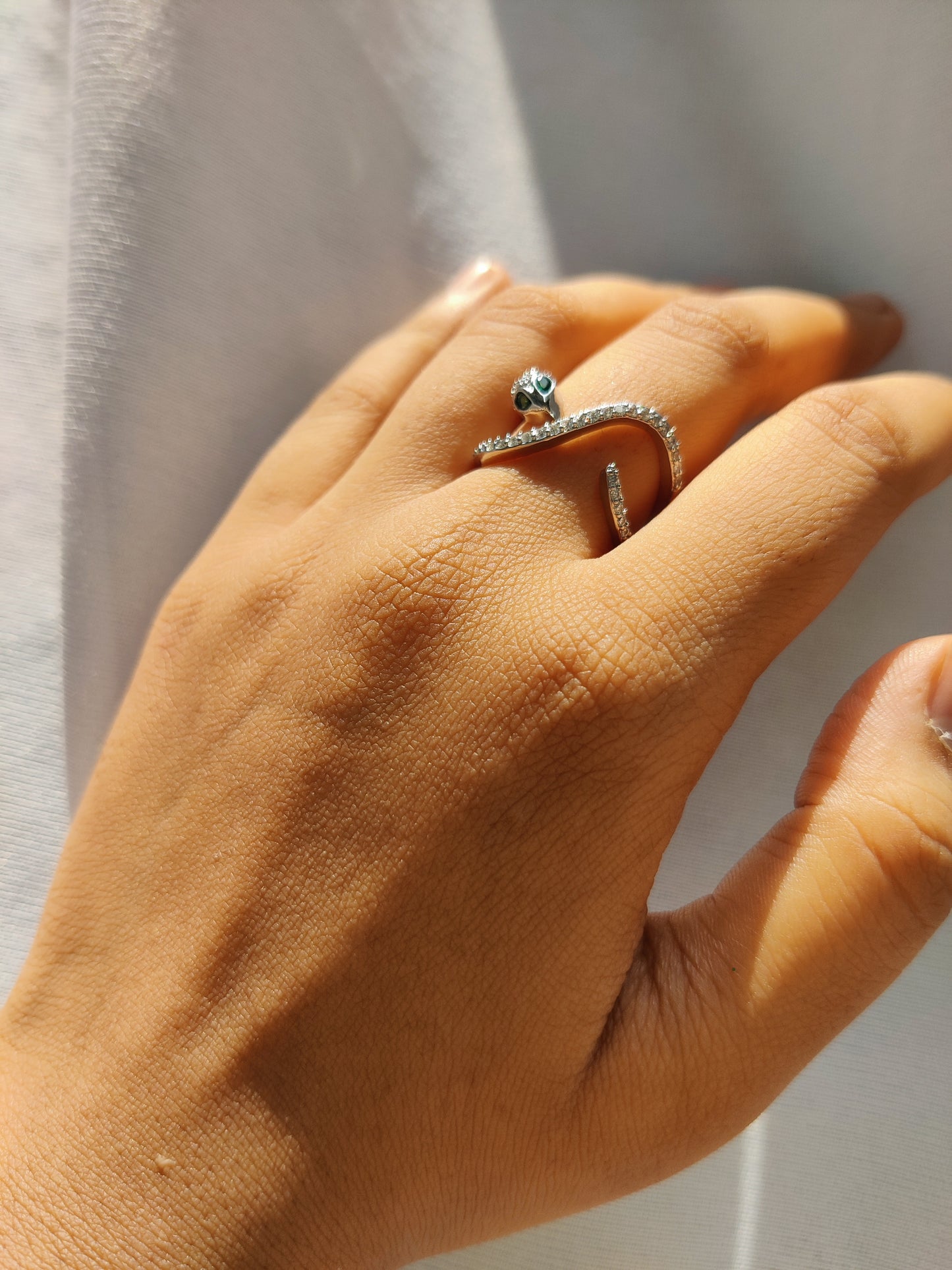 infinity snake ring