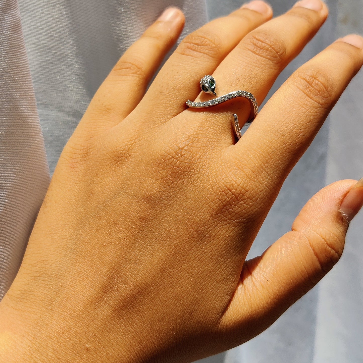 infinity snake ring