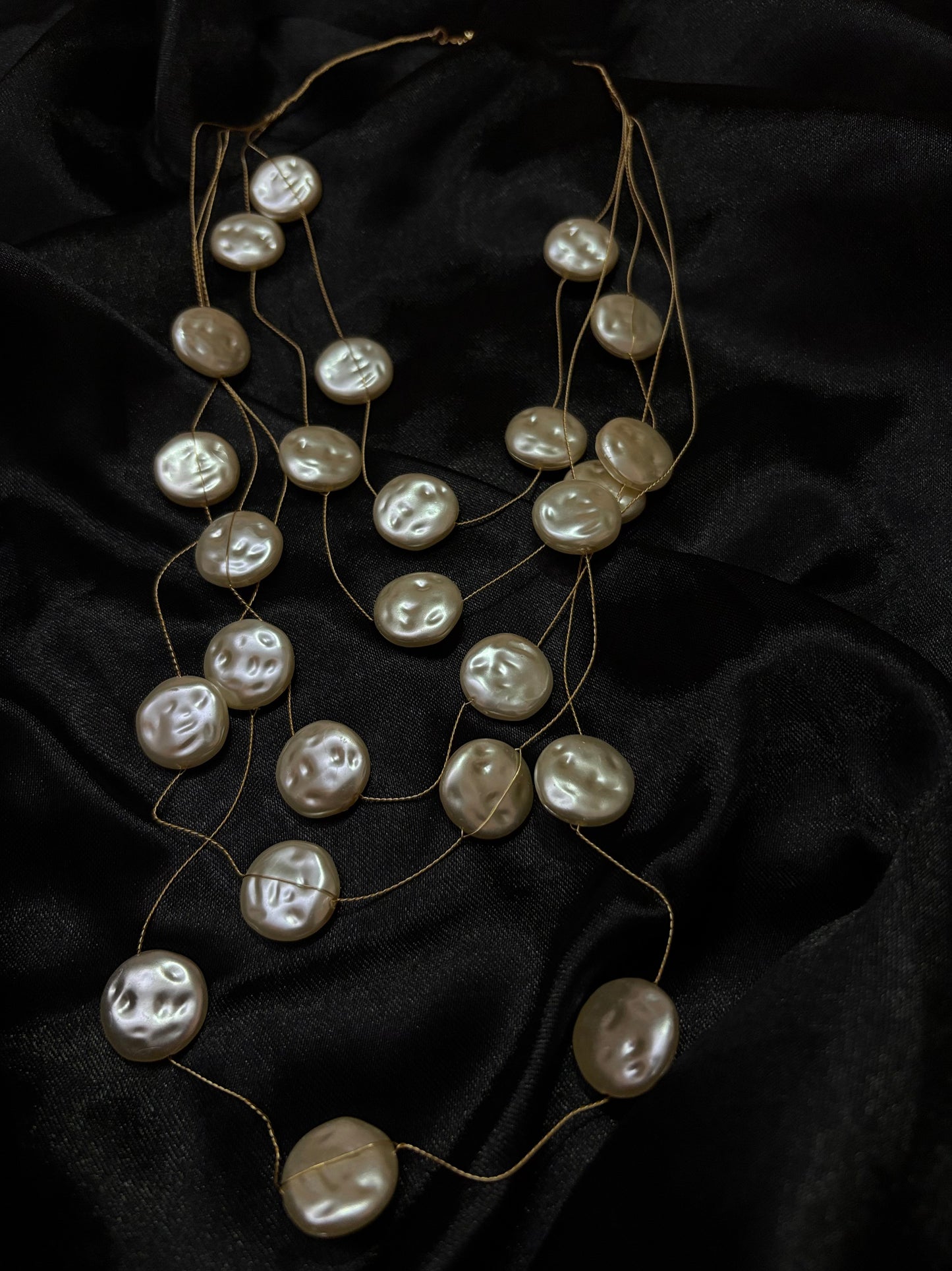 multistrand pearl neckpiece