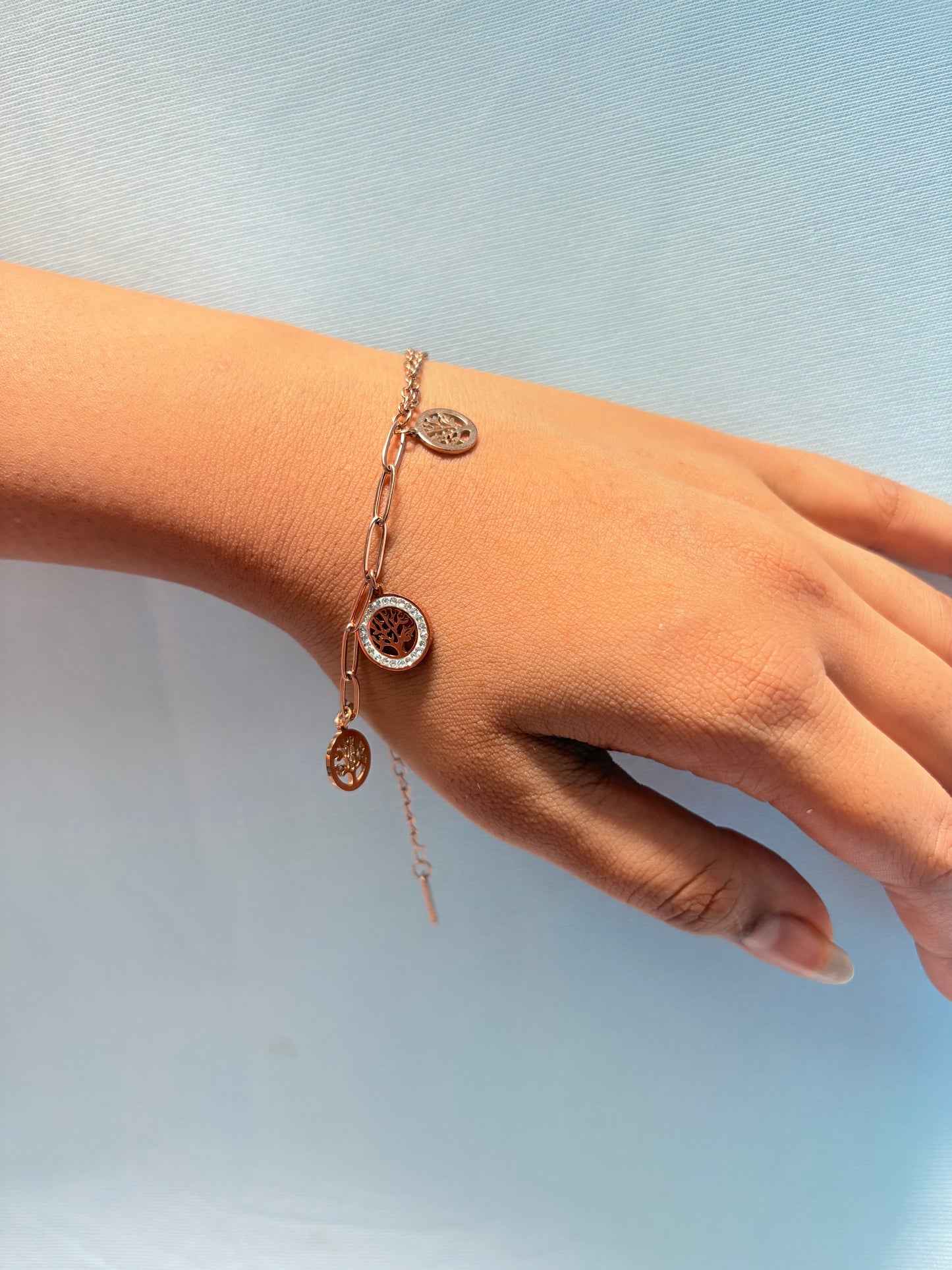 Stones tree bracelet