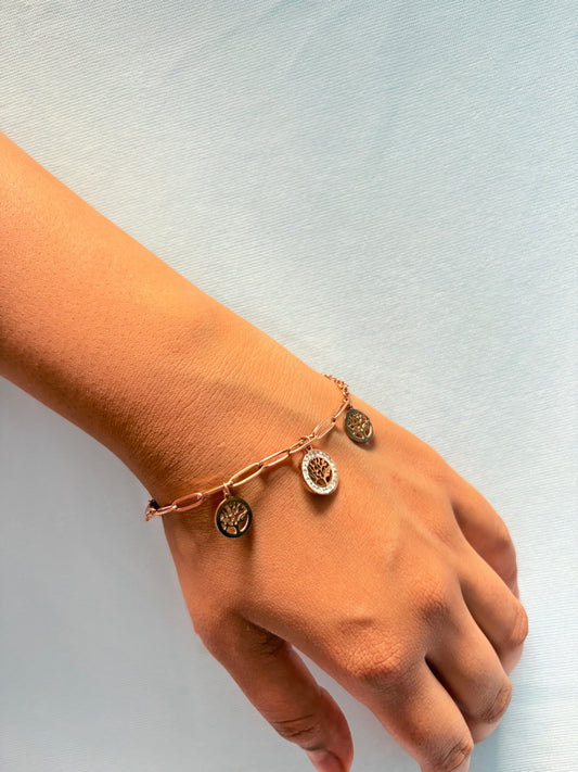 Stones tree bracelet