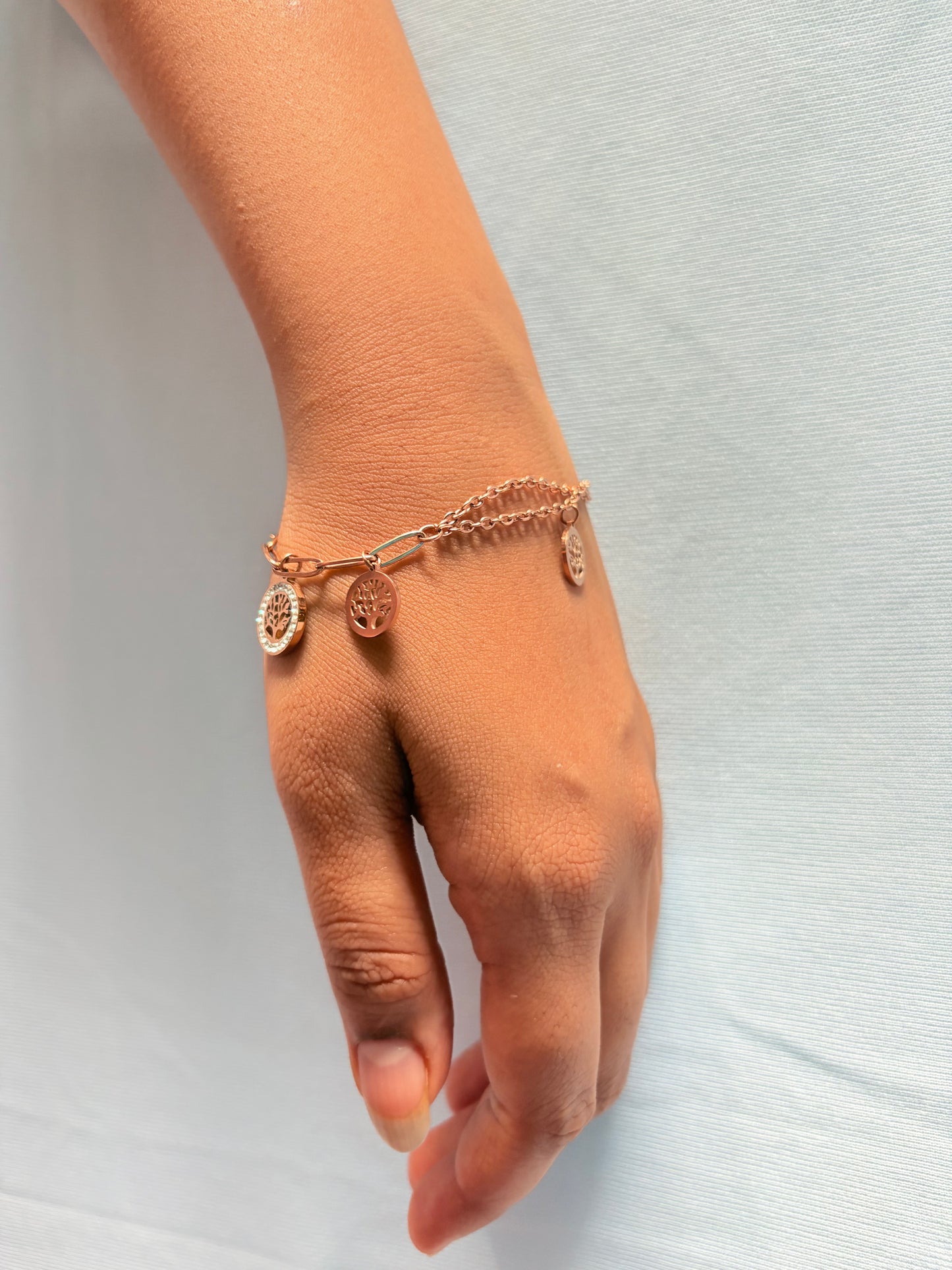 Stones tree bracelet
