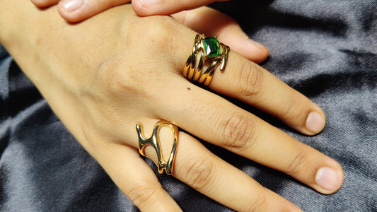 melting  golden ring