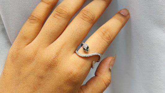 infinity snake ring